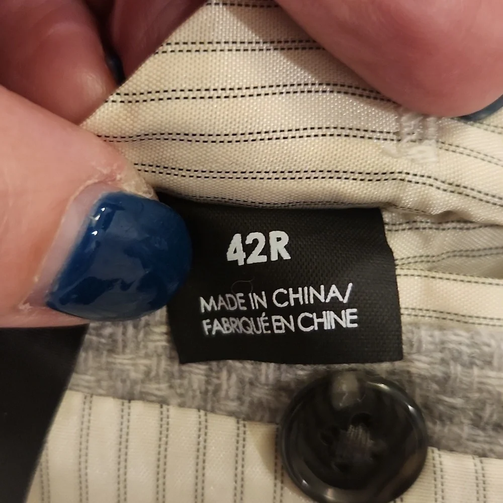 Club Monaco Heather Gray 100% Cashmere Sport Coat Size 42! New W/O Tags!